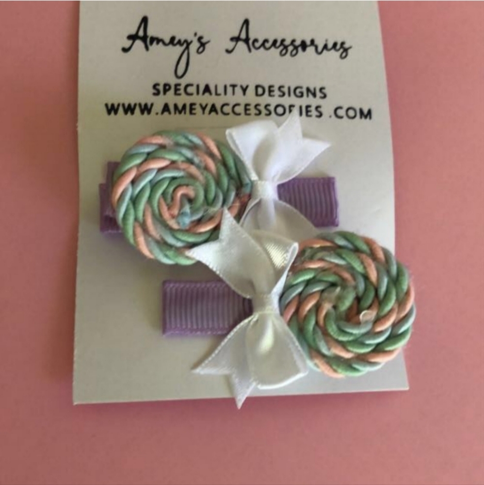 Pastel Hair Clips
